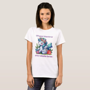 Gevleugelde Wanderer van de Hemelse Tuin T-shirt