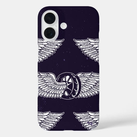 gevleugelde wielmotor Case-Mate iPhone case (Achterkant)