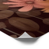 Gevleugelde wilde bloemen poster (Hoek)