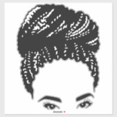 gevlochten bundel sticker (Vel)