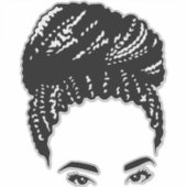 gevlochten bundel sticker (Voorkant)