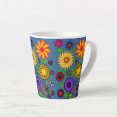 gevlochten latte mok (Rechterhoek)