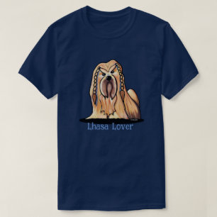 Gevlochten Lhasa Apso T-shirt