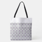 Gevlochten Mandala en Leaf Motief Ontwerp Tote Bag (Voorkant)