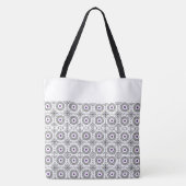 Gevlochten Mandala en Leaf Motief Ontwerp Tote Bag (Achterkant)