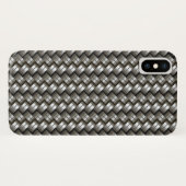 Gevlochten metaalpatroon Case-Mate iPhone case (Achterkant (horizontaal))