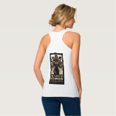 Gevlochten Power Tanktop T-shirt (Volledige Achterkant)