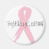 Gevochten als een meisje magneet (Voorkant)