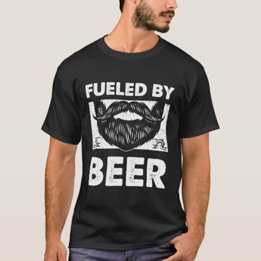 Gevoed door Beer Papa Drink Papa Drinker Beer Py T-shirt (Voorkant)