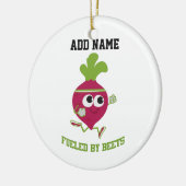 gevoed door bieten keramisch ornament (Links)