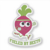 gevoed door bieten sticker (Voorkant)