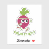 gevoed door bieten sticker (Vel)