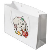 Gevoed door cacao en puppydromen - Schattigee wint Groot Cadeauzakje (Achterkant Gekanteld)