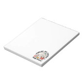 Gevoed door cacao en puppydromen - Schattigee wint Notitieblok (Linkerzijde)