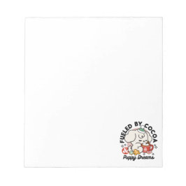 Gevoed door cacao en puppydromen - Schattigee wint Notitieblok