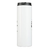 Gevoed door cacao en puppydromen - Schattigee wint Thermosbeker (Achterkant)