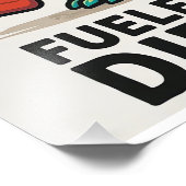 Gevoed door diesel foto afdruk (Hoek)