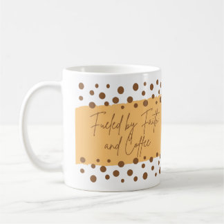 Gevoed door geloof en koffie koffiemok