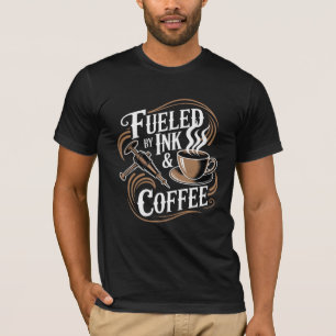 Gevoed door inkt en koffie t-shirt