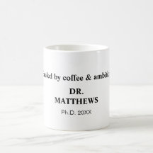 Gevoed door koffie en ambitie.