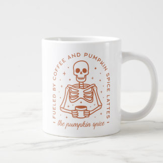 Gevoed door koffie en pompoen Spice Lattes Grote Koffiekop