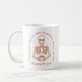 Gevoed door koffie en pompoen Spice Lattes Koffiemok (Links)