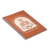 Gevoed door koffie en pompoen Spice Lattes Notitieboek (Rechterzijde)