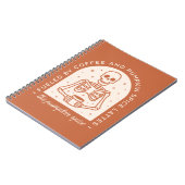 Gevoed door koffie en pompoen Spice Lattes Notitieboek (Linkerzijde)