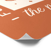 Gevoed door koffie en pompoen Spice Lattes Poster (Hoek)