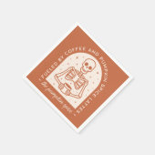 Gevoed door koffie en pompoen Spice Lattes Servet (Hoek)