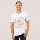 Gevoed door koffie en pompoen Spice Lattes Tri-Blend Shirt (Voorkant volledig)