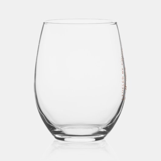 Gevoed door koffie en pompoen Spice Lattes Wijnglas Zonder Voet (Rechts)