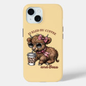 Gevoed door koffie en sass Case-Mate iPhone case (Achterkant)