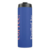 Gevoed door koffie thermosbeker (Voorkant)
