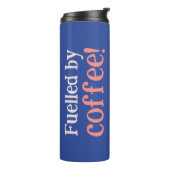 Gevoed door koffie thermosbeker (Gedraaid links)
