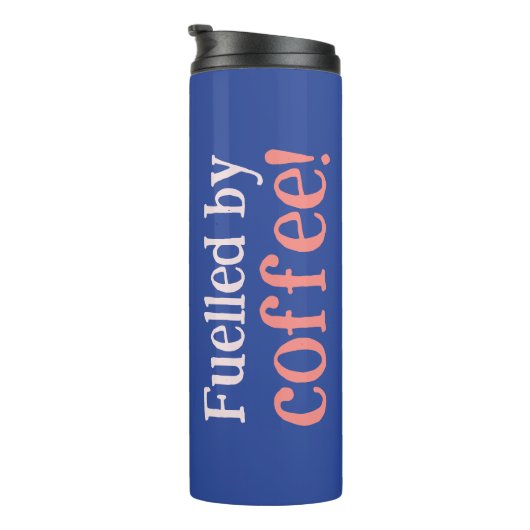 Gevoed door koffie thermosbeker (Geroteerd rechts)