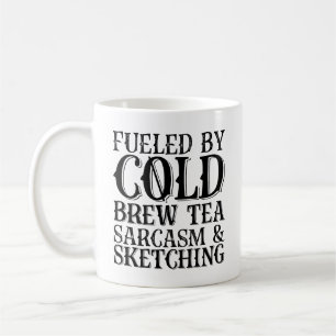 gevoed door koudbrew Tea Sarcasm en ketching Koffiemok