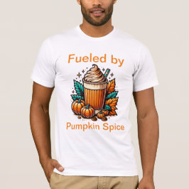 Gevoed door pompoen specerij latte koffie t-shirt