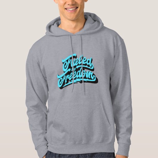 Gevoed door vrijheid | Casual hoodie (Voorkant)