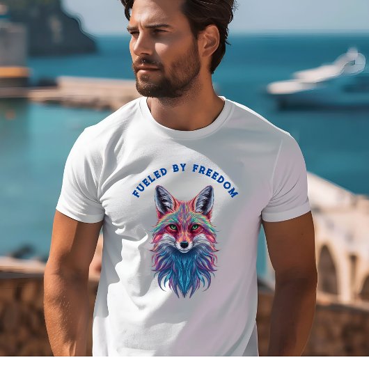 Gevoed door vrijheid wild wolf T-Shirt
