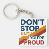 Gevoed door vuur sleutelhanger (voorkant)