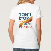 Gevoed door vuur t-shirt (Achterkant)
