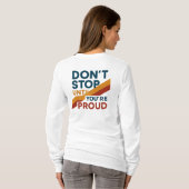Gevoed door vuur t-shirt (Achterkant volledig)