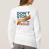 Gevoed door vuur t-shirt (Achterkant)