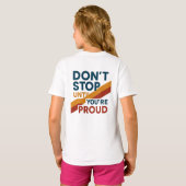 Gevoed door vuur t-shirt (Achterkant volledig)