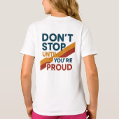 Gevoed door vuur t-shirt (Achterkant)