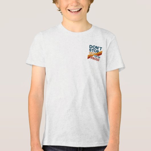 Gevoed door vuur Tri-Blend shirt (Voorkant)