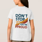 Gevoed door vuur Tri-Blend shirt (Achterkant)