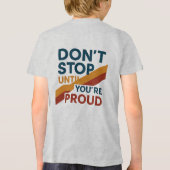 Gevoed door vuur Tri-Blend shirt (Achterkant)