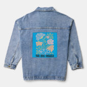 Gevoed en gewaardeerd: Floral Edition Denim Jacket (Achterkant)